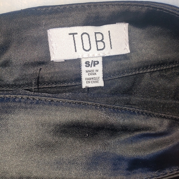 Tobi - black slit maxi skirt - Picture 5 of 7